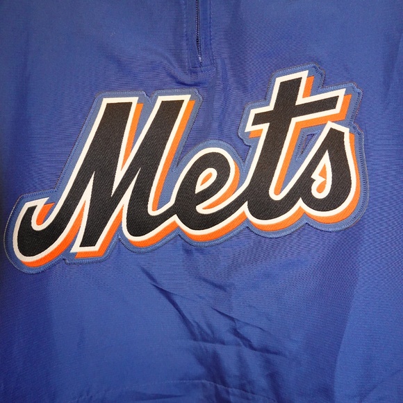 New York Mets Majestic Cool Base Pullover Sweater - Picture 2 of 6